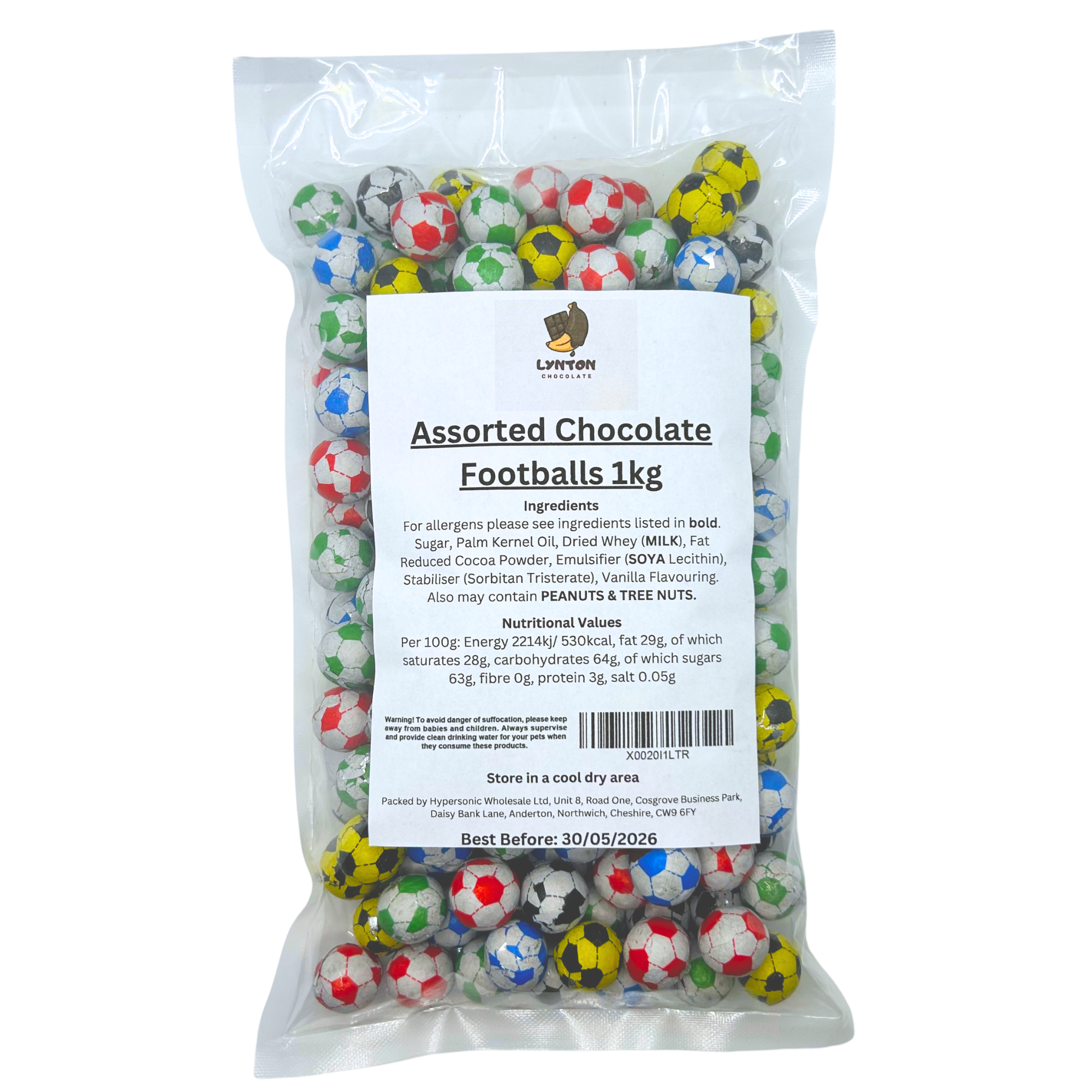 Chocolate Footballs Creamy Milk Chocolate