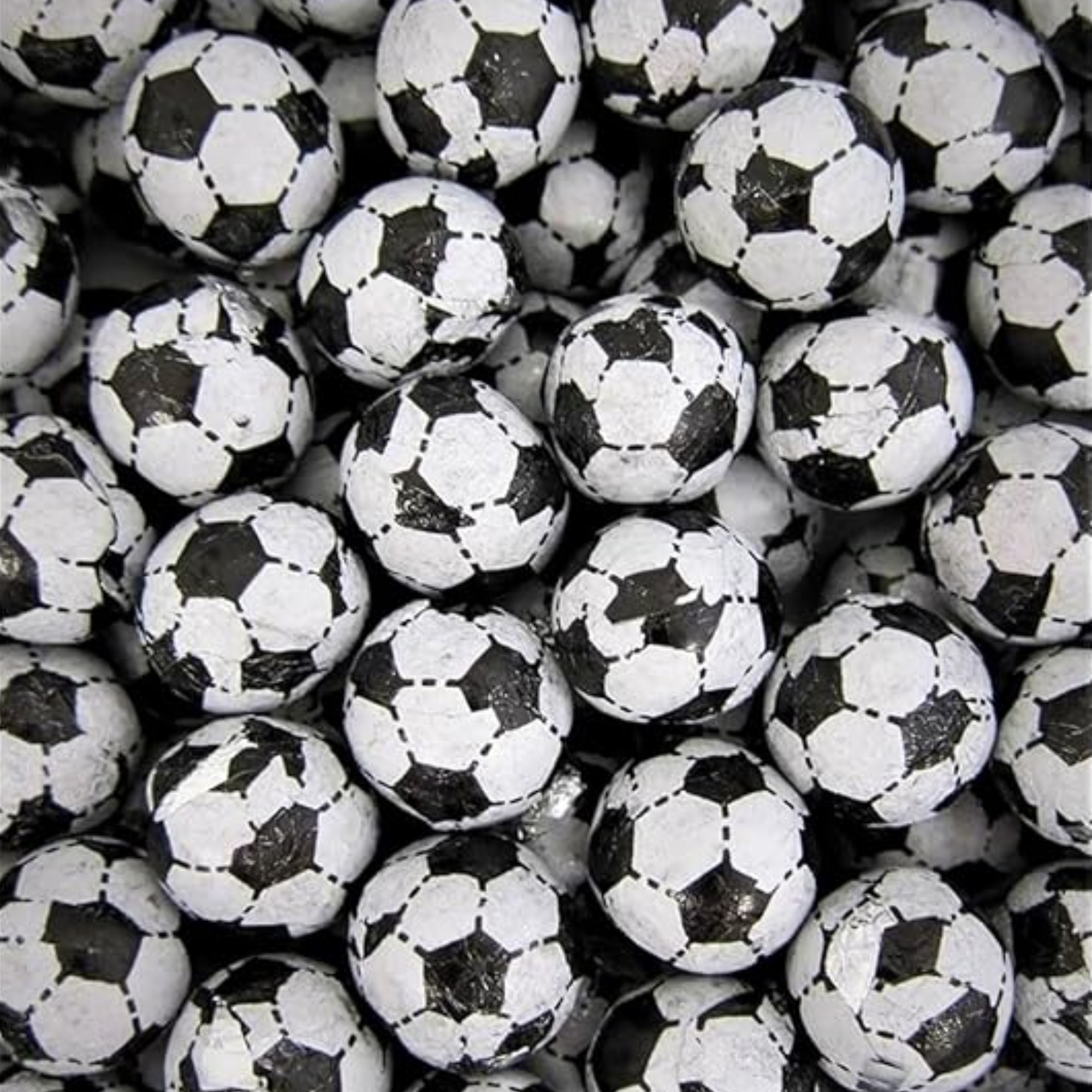 Chocolate Footballs Black & White Sweets