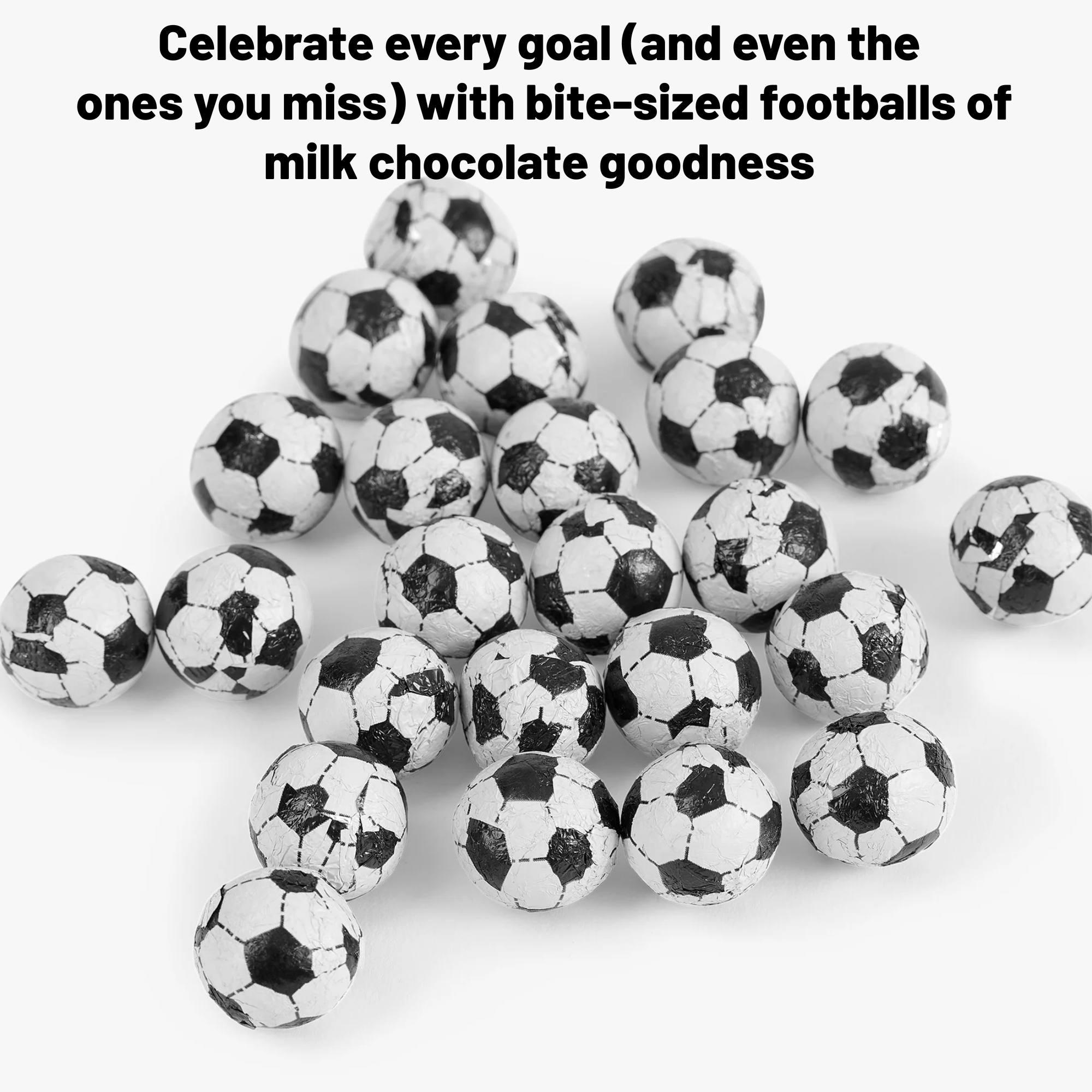 Chocolate Footballs Black & White Sweets