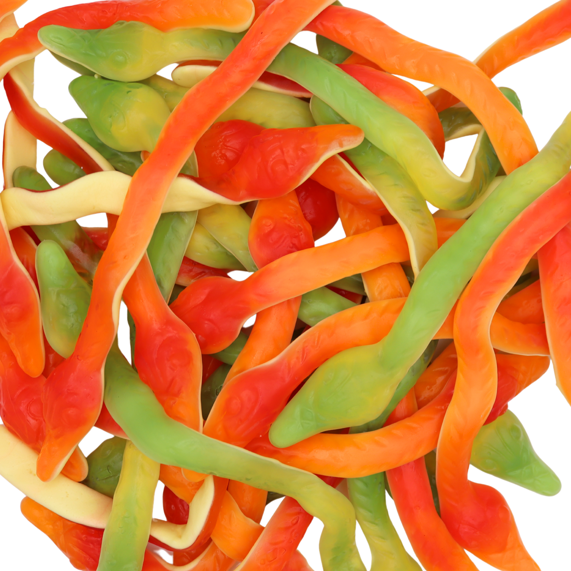 Jumbo Stretchy Yellow Bellies Snake Gummies