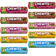 Assorted Chewits Fruity Chews Bundle Pack of 10