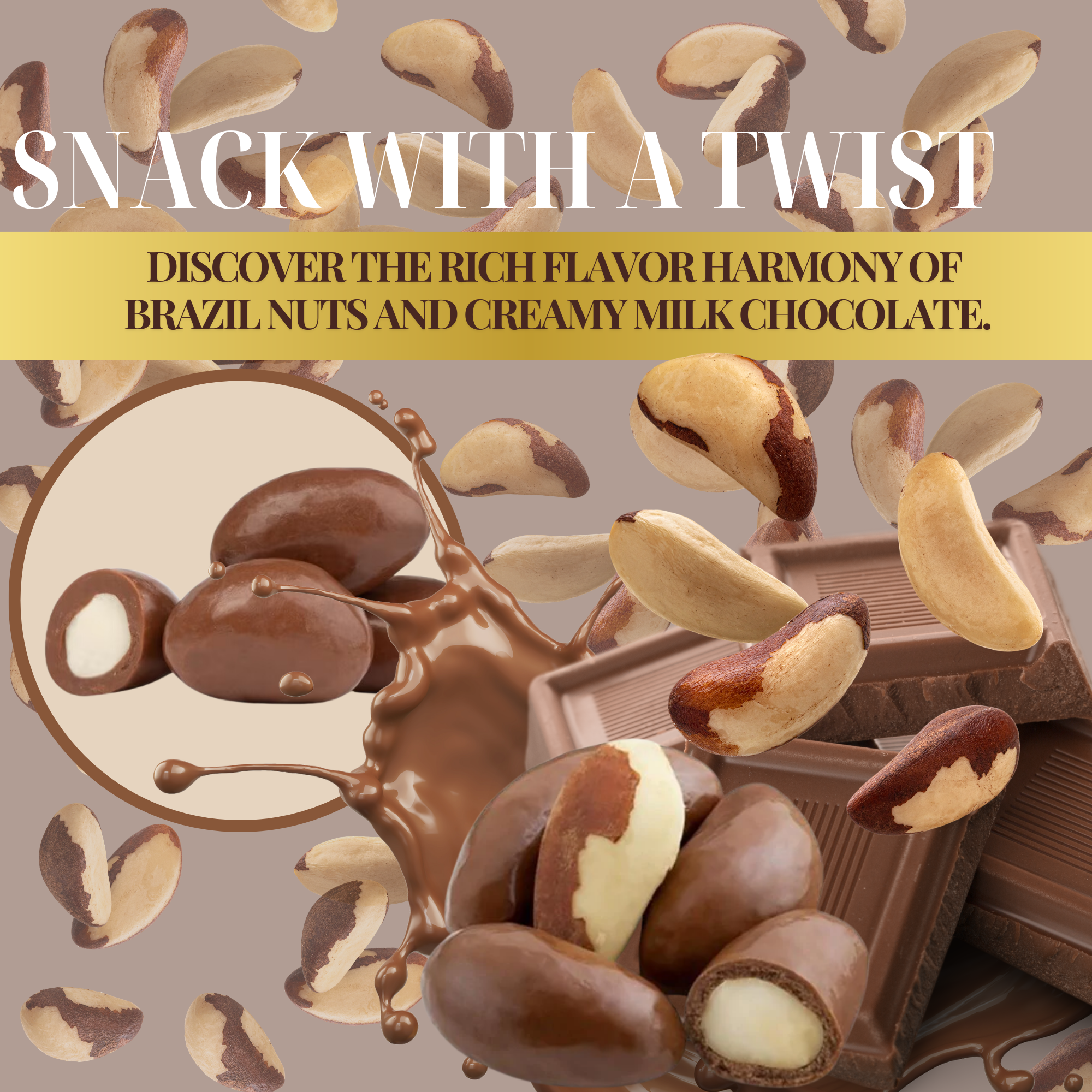 Chocolate Brazil Nuts Creamy Treat