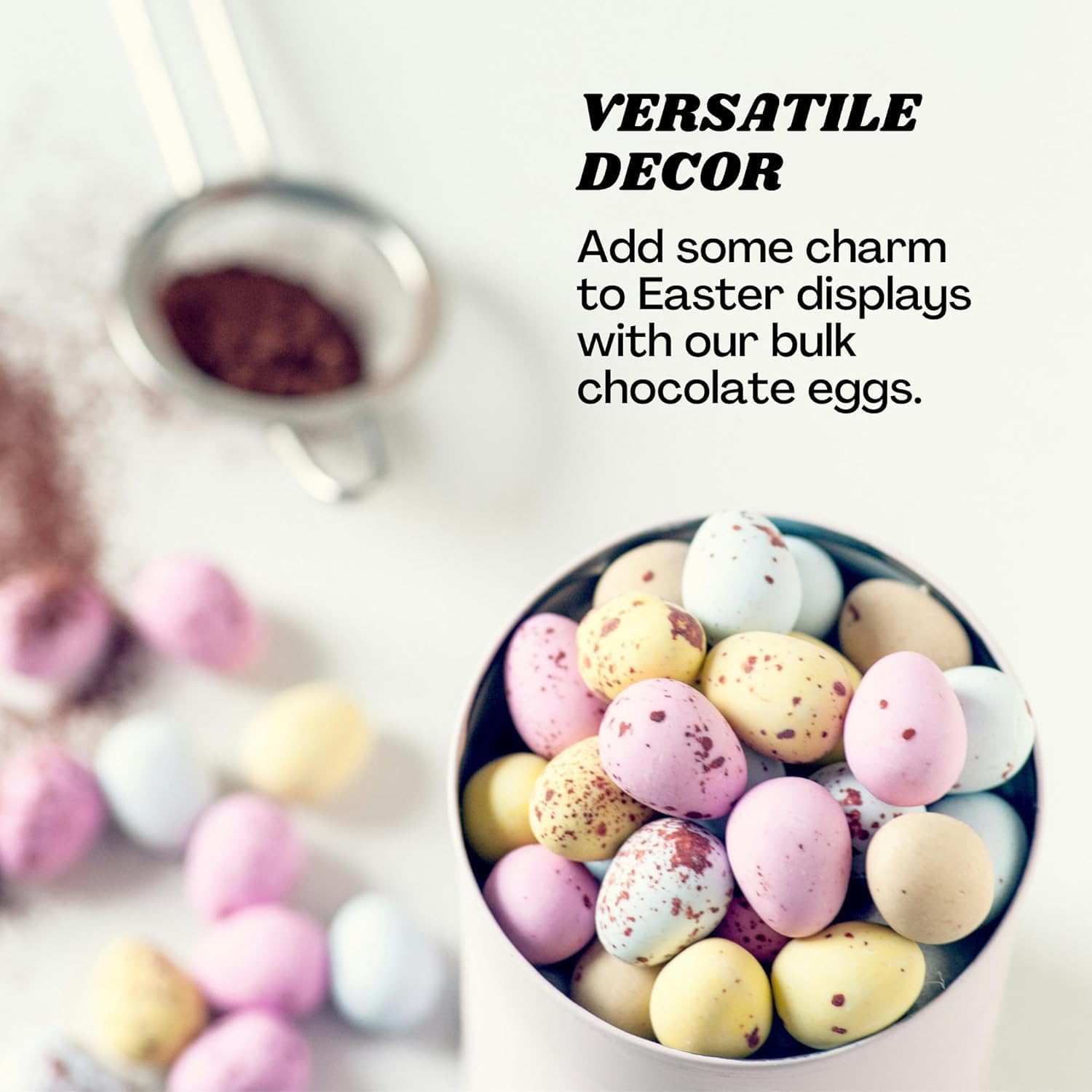 MyCandyShop Chocolate Mini Eggs - Pack of 100