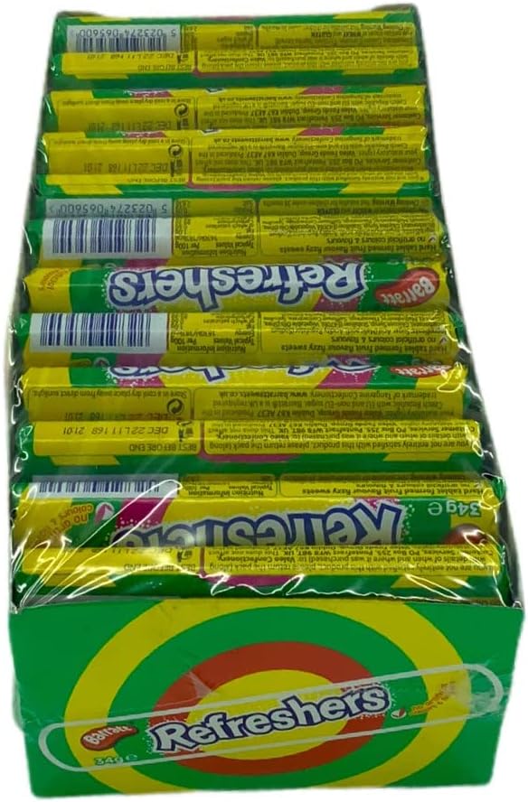 Barratt Refreshers Fizzy Rolls – 48 Pack (1.63kg)