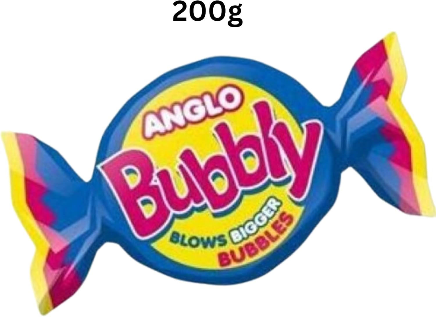Anglo Bubbly Bubble Gum – 200g Bag
