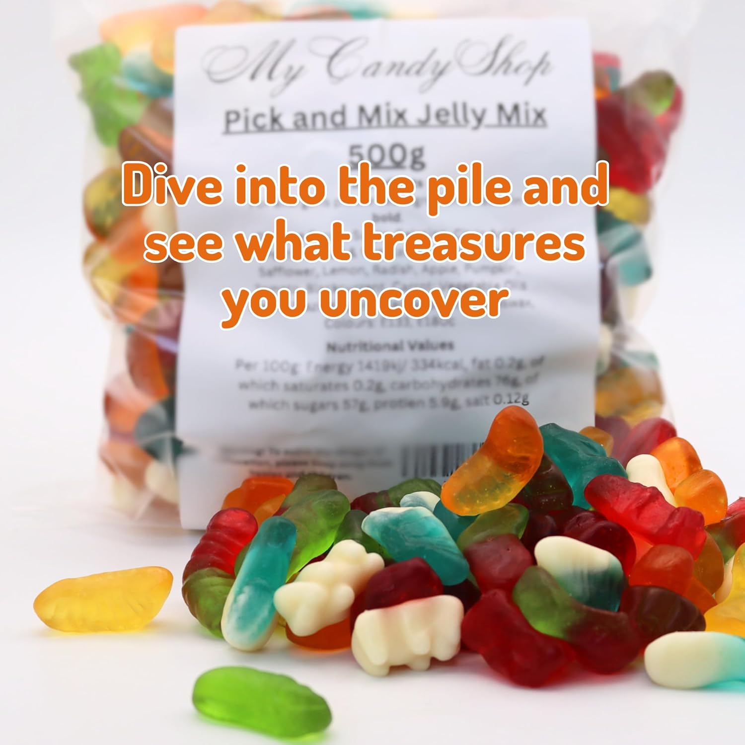 Jelly Mix – 500g Bag of Soft Pick n Mix Sweets