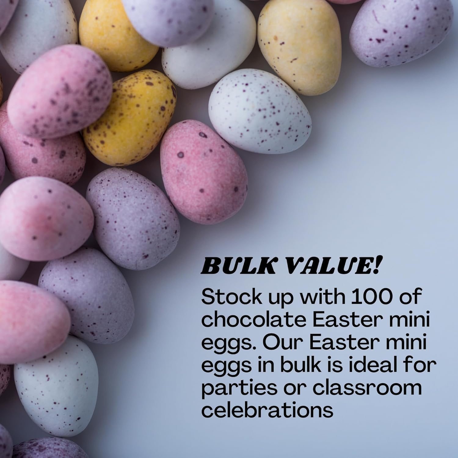 MyCandyShop Chocolate Mini Eggs - Pack of 100
