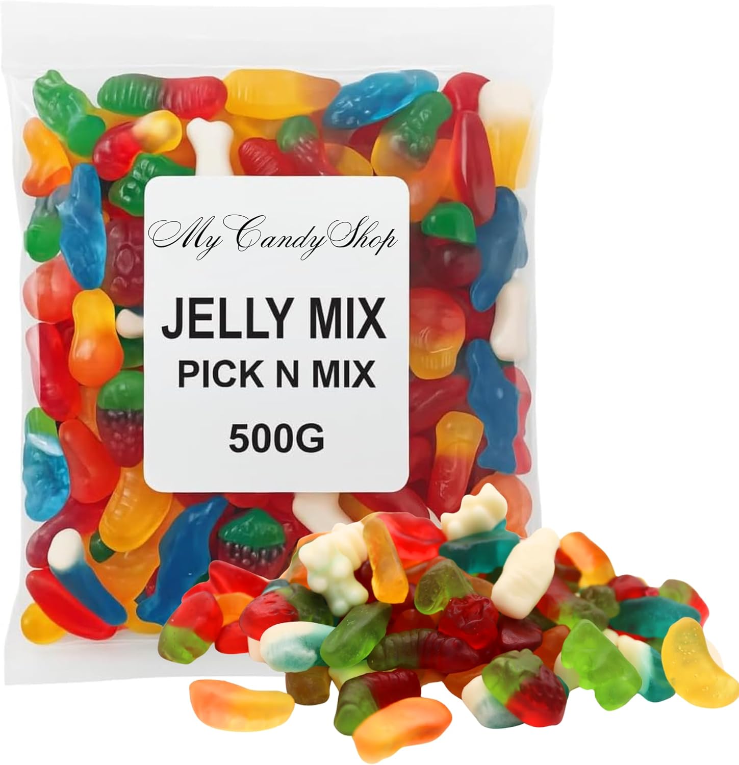 Jelly Mix – 500g Bag of Soft Pick n Mix Sweets