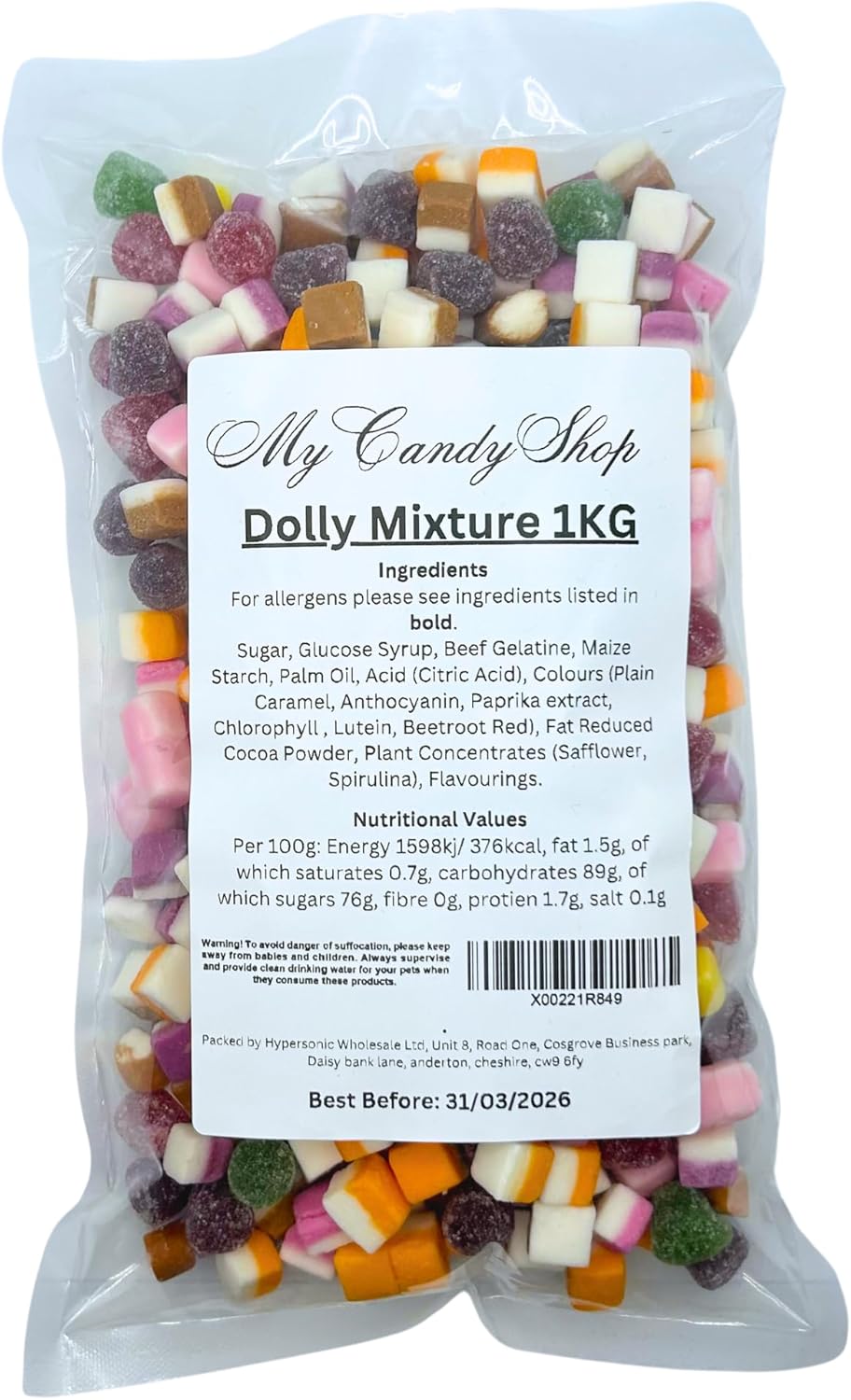Original Dolly Mixtures – 1kg Bag