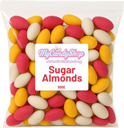 Sugared Almonds - 500g Bag - Halal & Vegan Wedding Favour Sweets