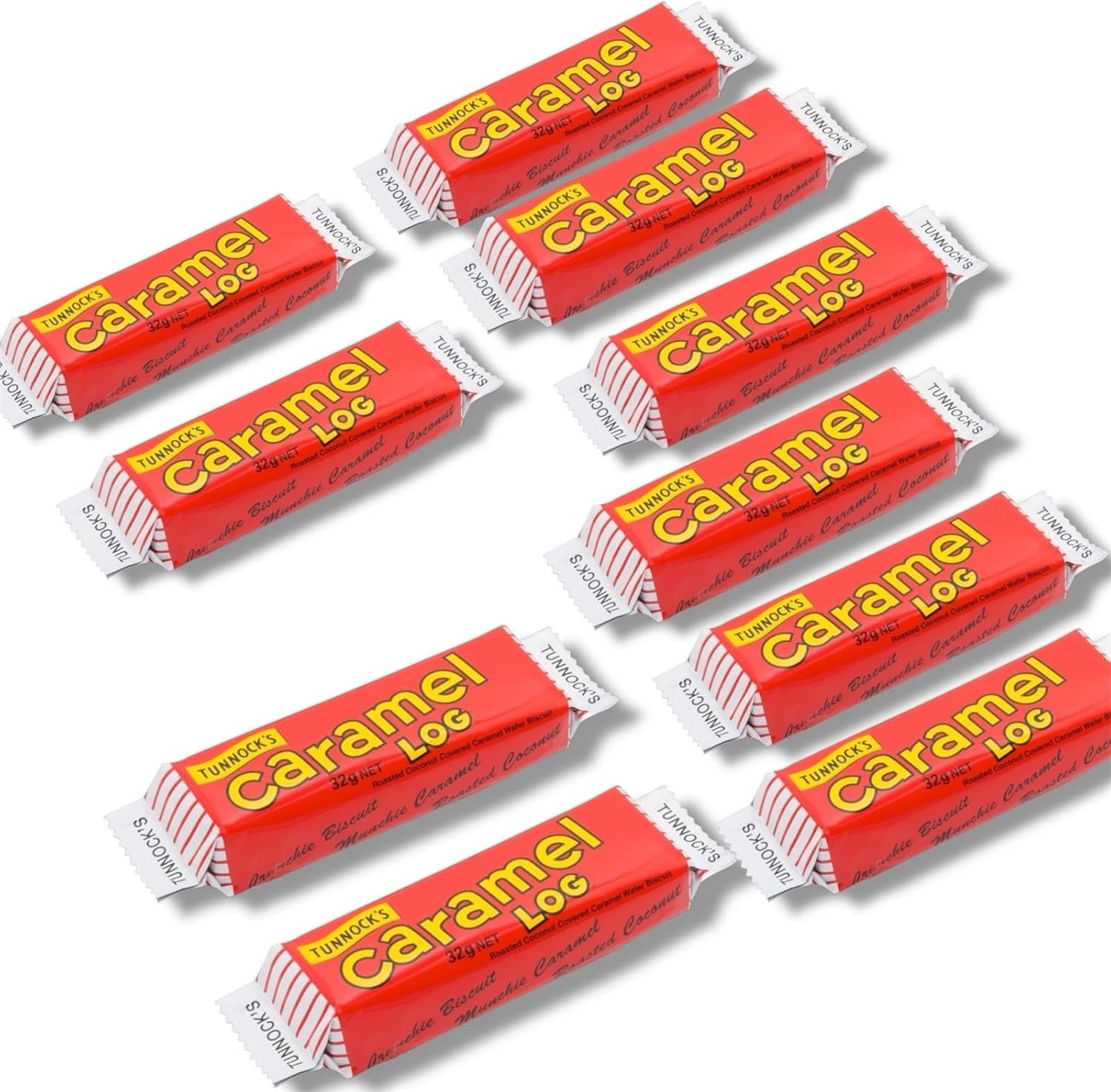 Tunnock’s Caramel Logs – 32g Bar (Box of 48)