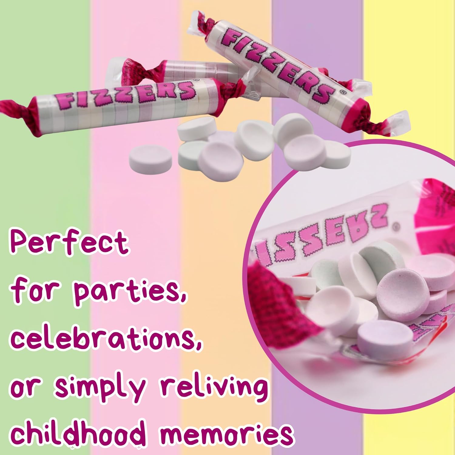 Swizzles Fizzers – Vegan & Halal Fizzy Candy Rolls