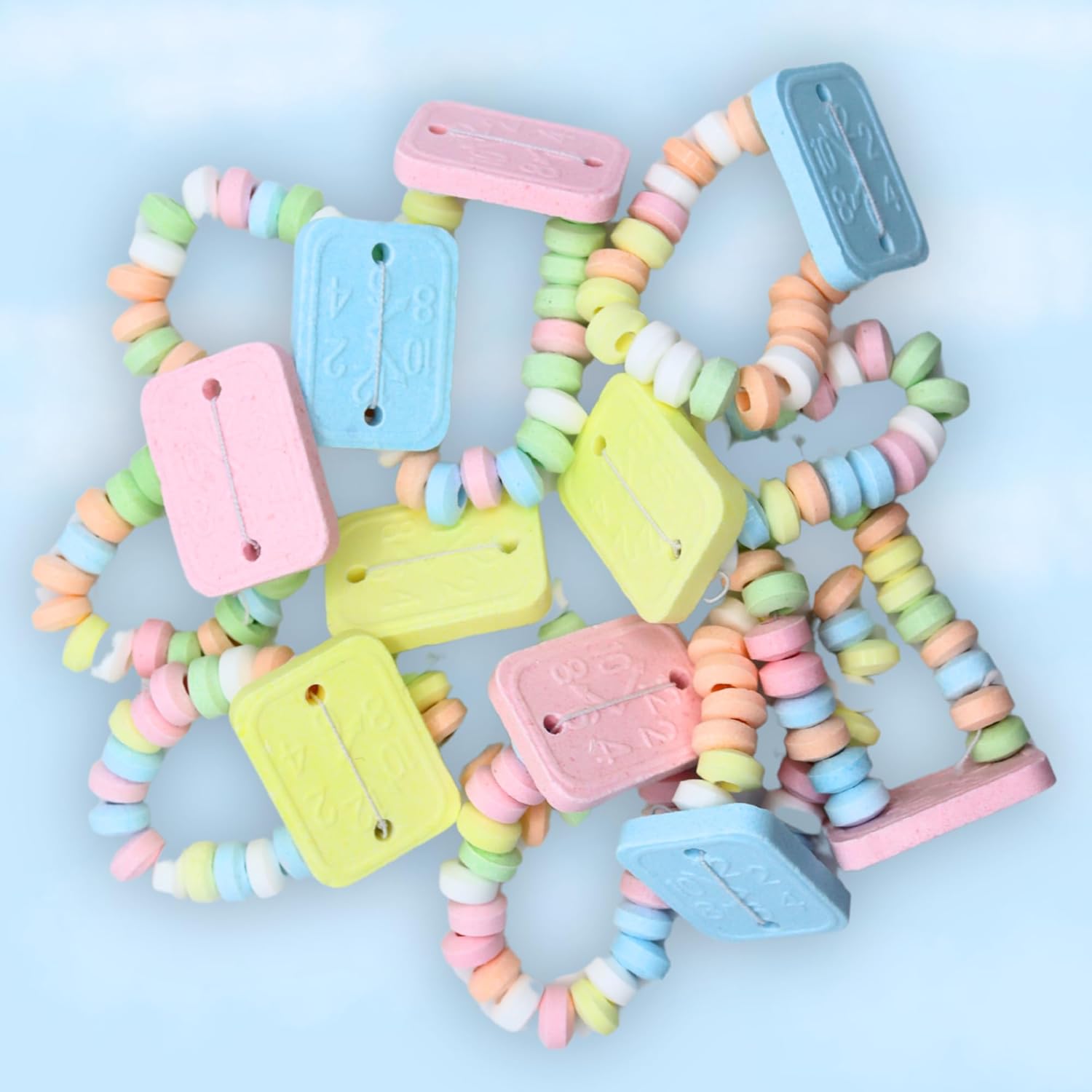 Tangle of pastel candy watches