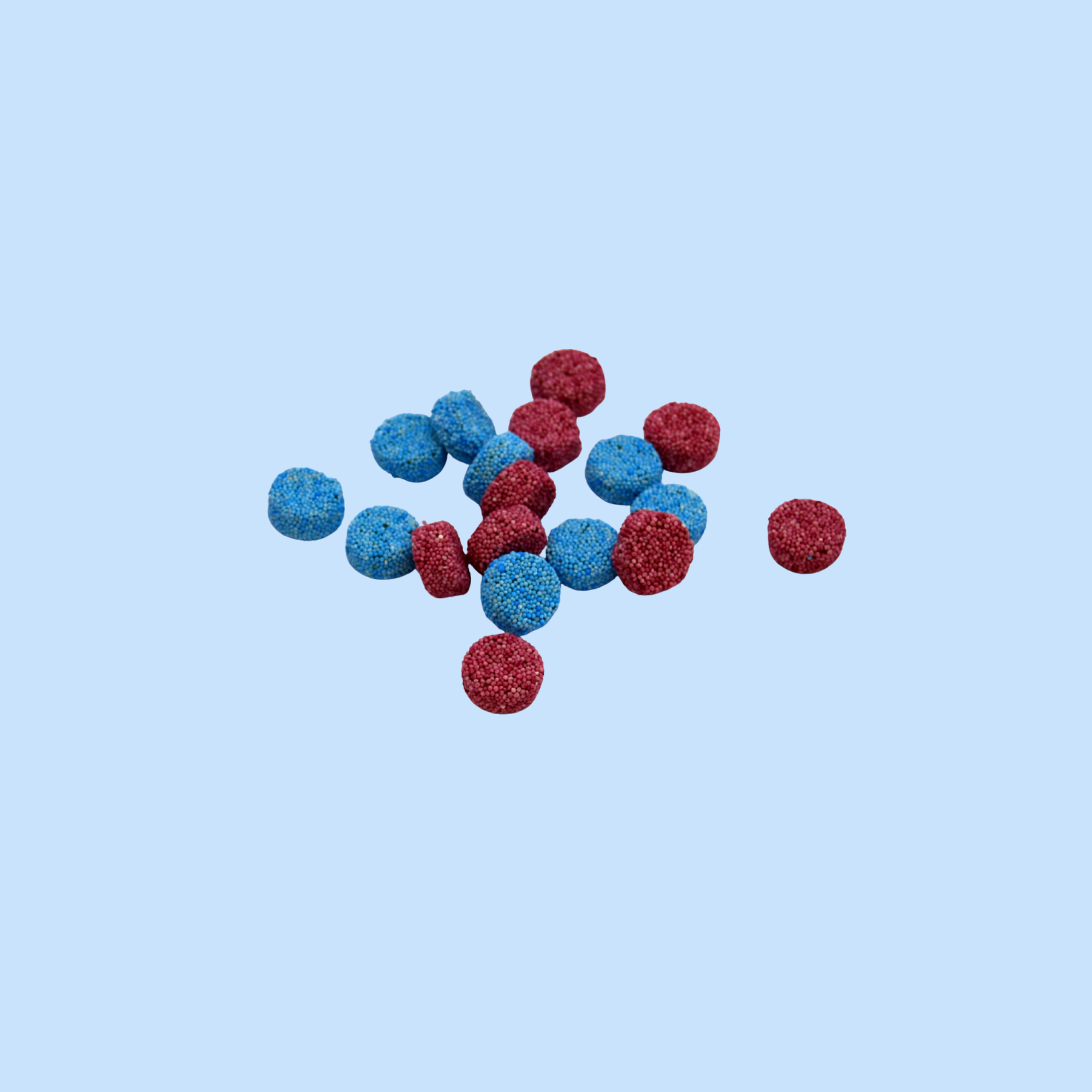 Jelly Spogs – 500g Bag – Barratt Pink & Blue Liquorice Sweets