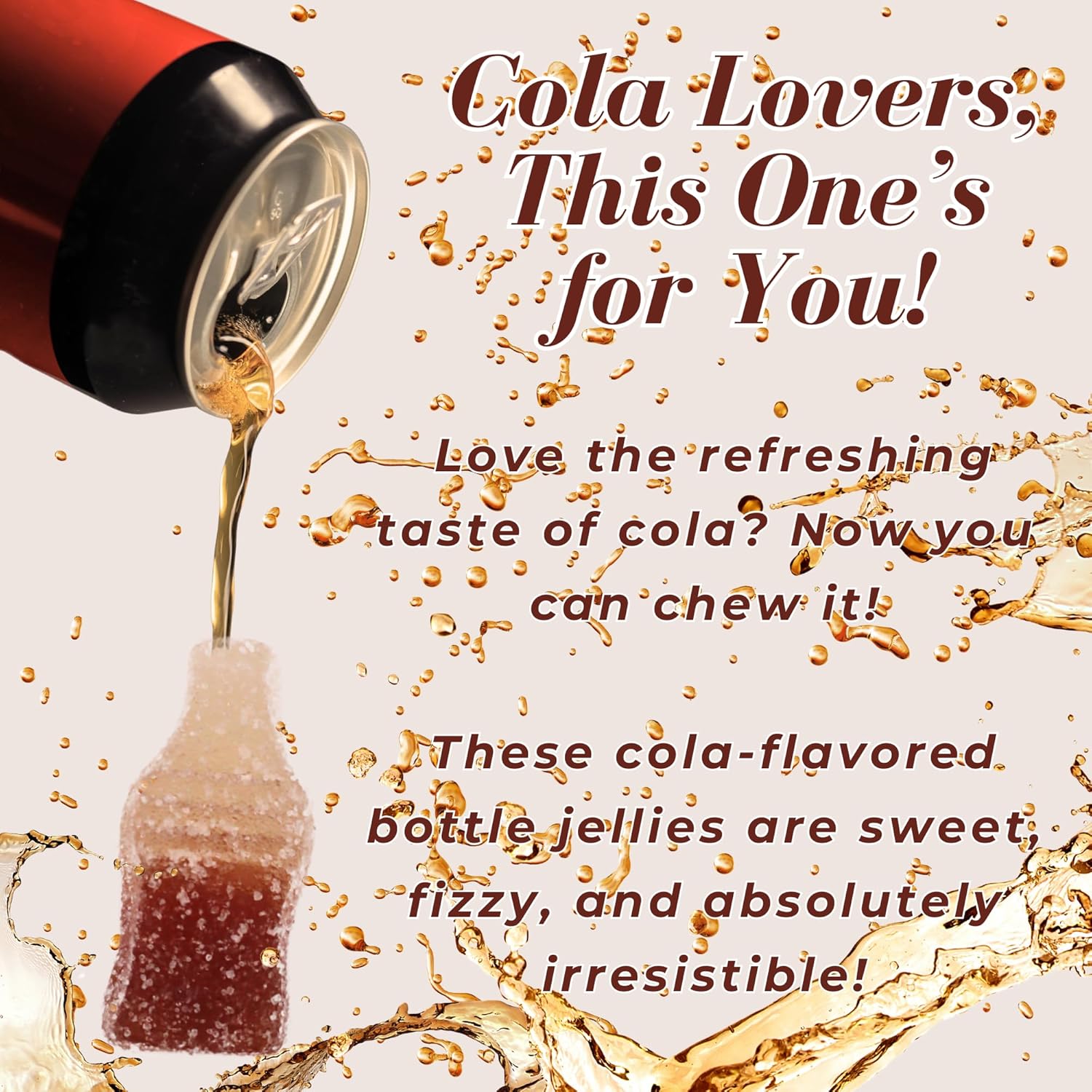 Vegan Fizzy Cola Bottles