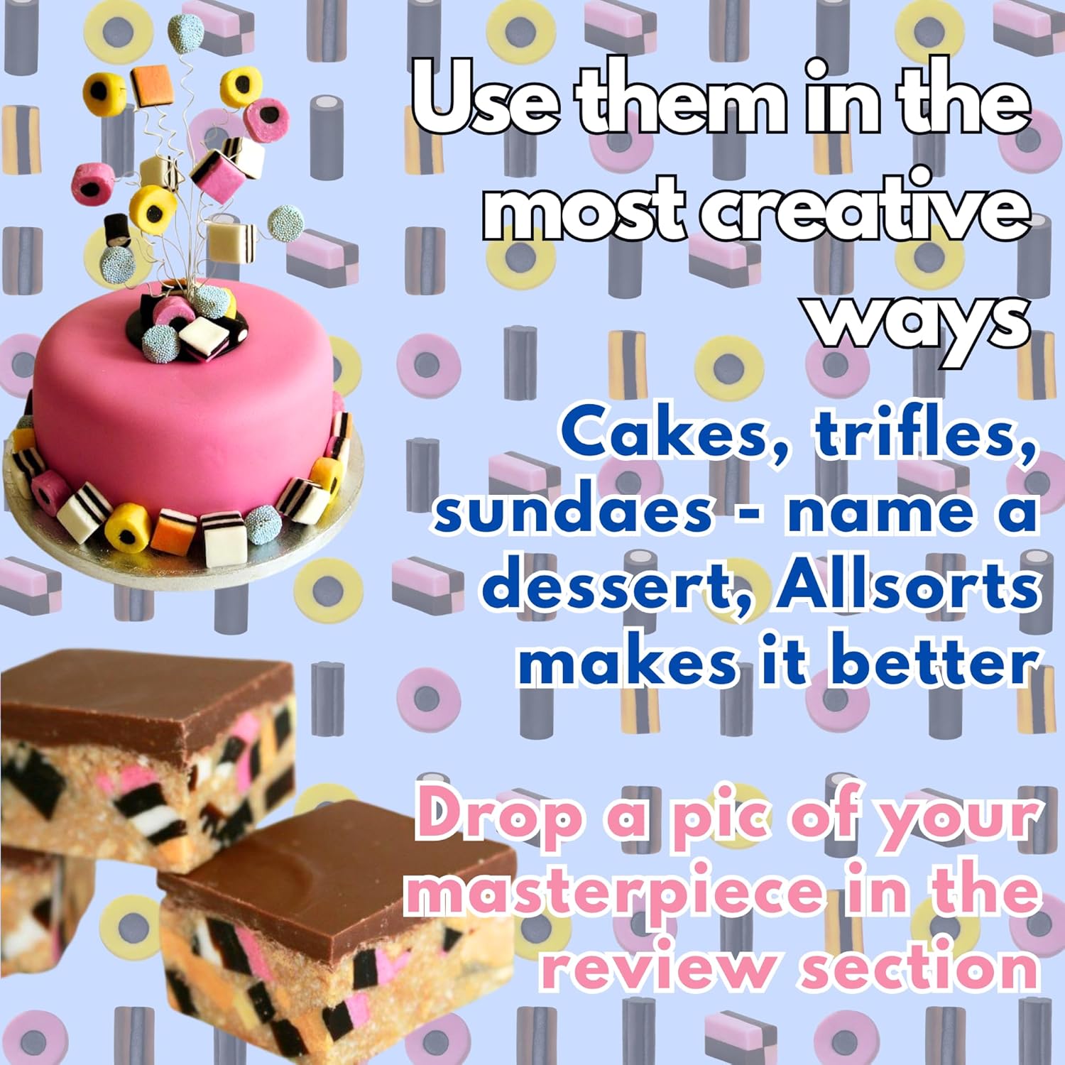 Taveners Retro Chewy Liquorice Allsorts