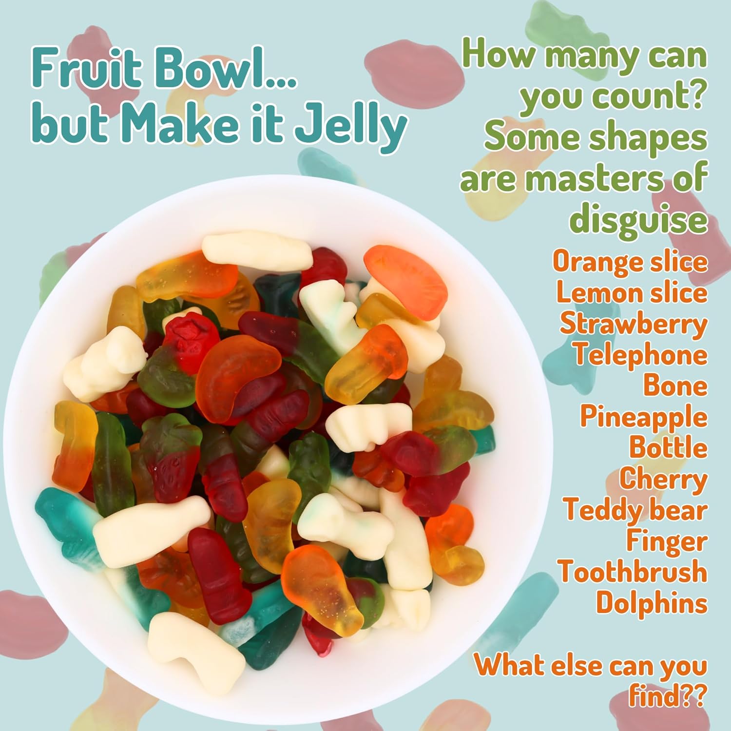 Jelly Mix – 500g Bag of Soft Pick n Mix Sweets