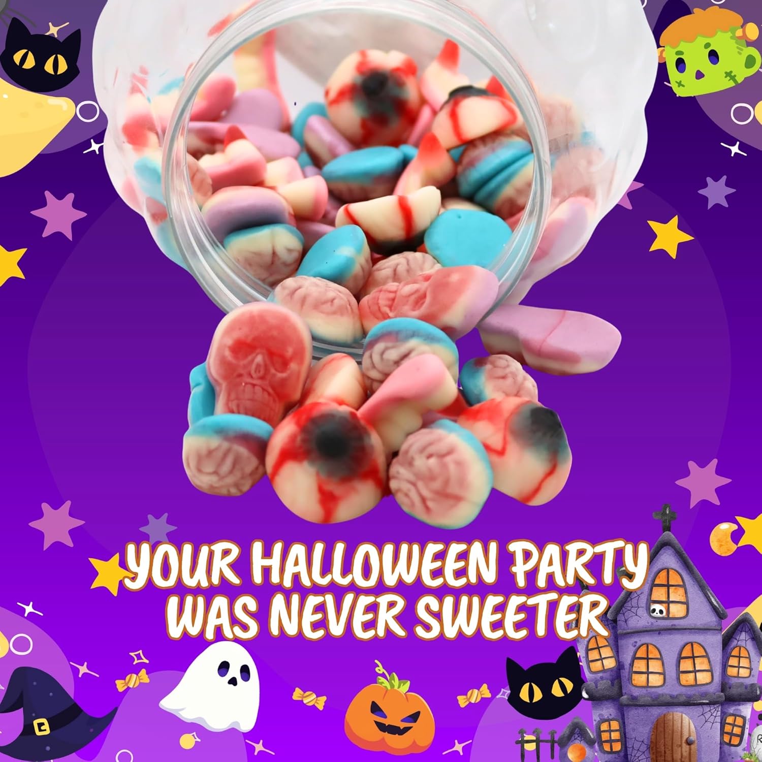 Halloween Jelly Sweets – Spooky Monster Mix