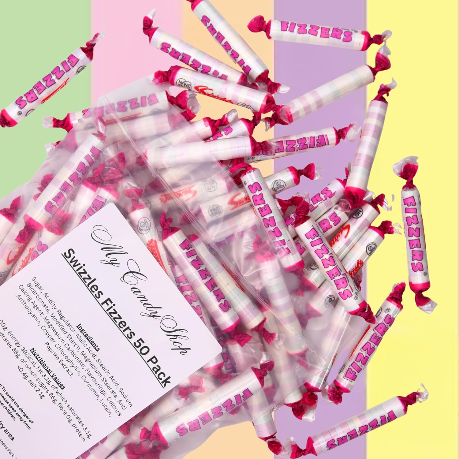 Swizzles Fizzers – Vegan & Halal Fizzy Candy Rolls