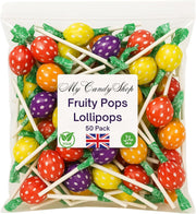 Swizzles Fruity Pops – 50 Vegan Lollipops