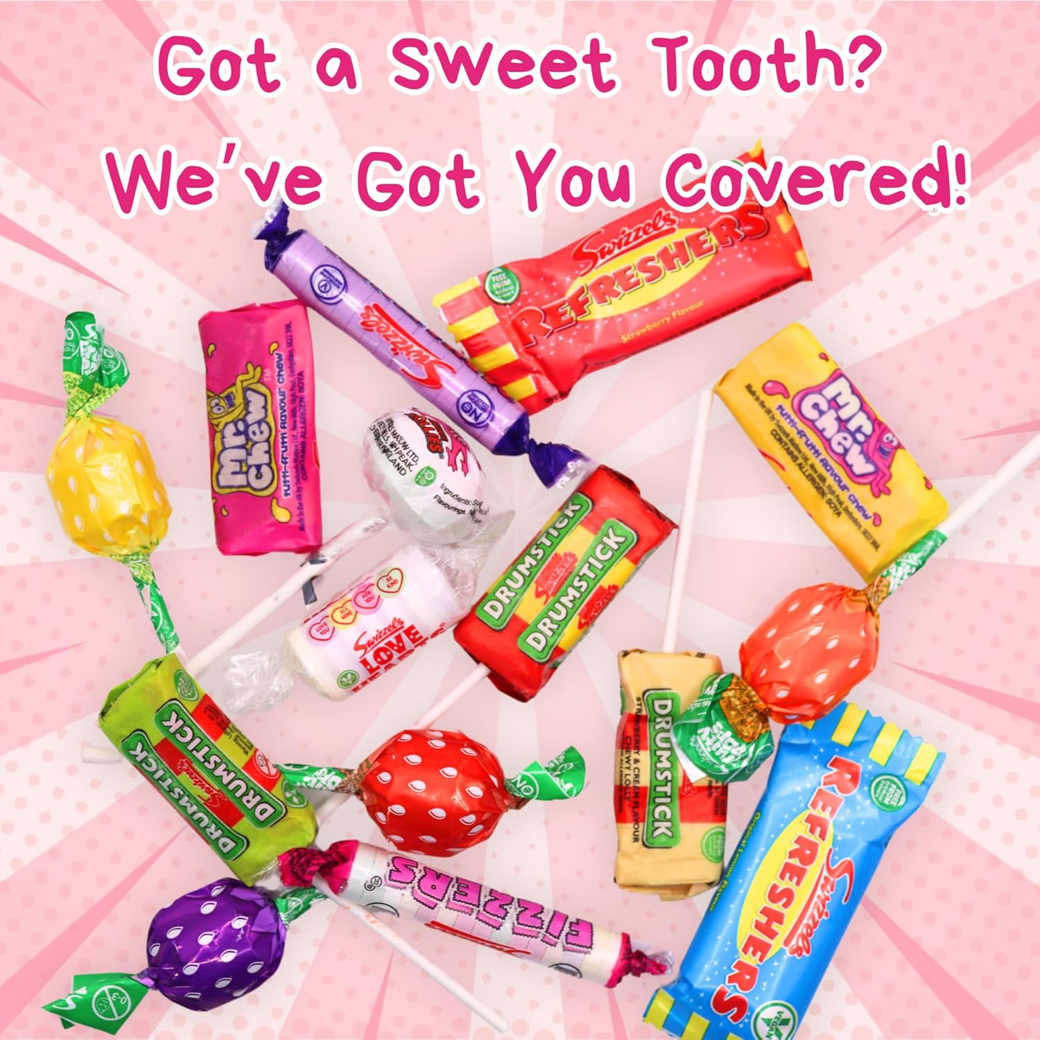 Swizzles Sweets Variety Mix – Vegan & Halal Retro Treats