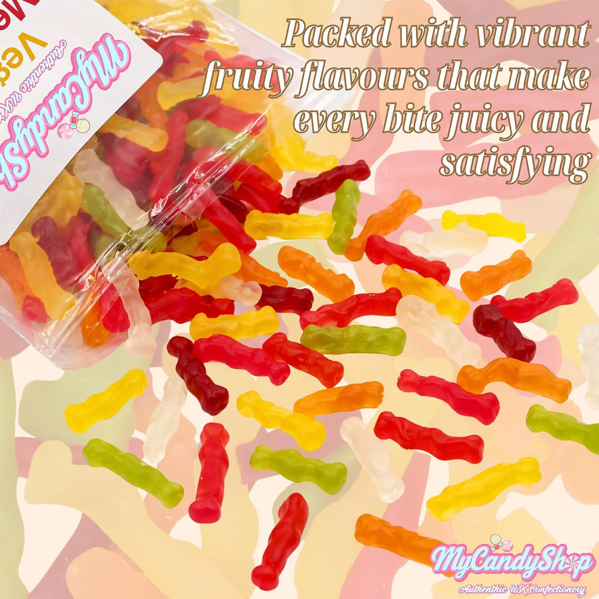 Vegan Meerkat Sweets 500g - Halal Sweets Sharing & Gifting, Suitable for Vegans, Meerkat Gifts for Animal Lovers, Delicious Candy Pack