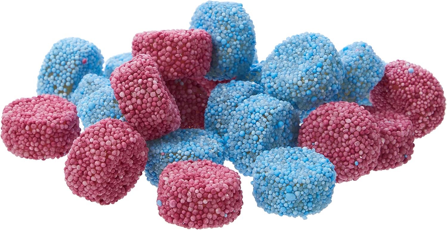 Jelly Spogs – 500g Bag – Barratt Pink & Blue Liquorice Sweets