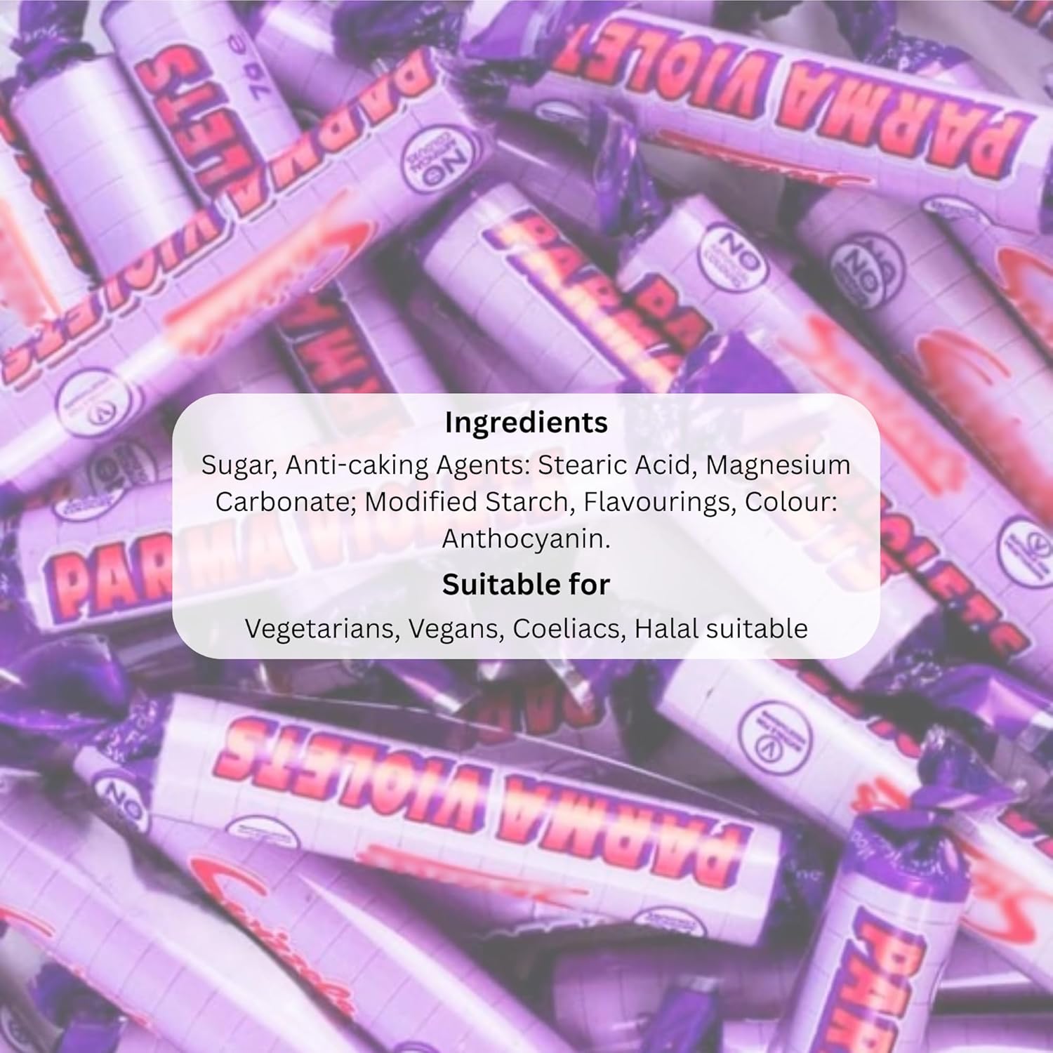 Swizzles Parma Violets – Vegan & Halal Sweets (50pcs)