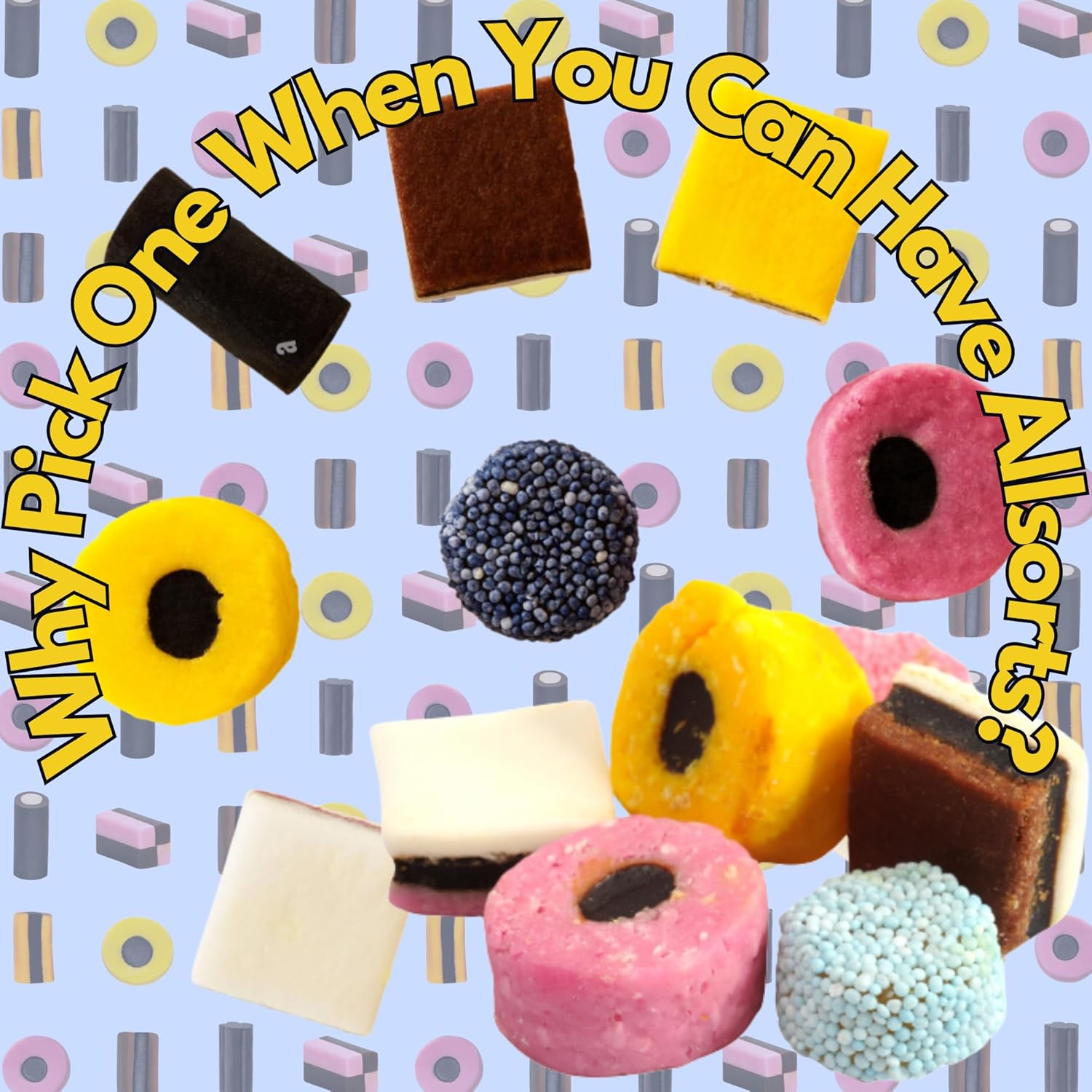 Taveners Retro Chewy Liquorice Allsorts