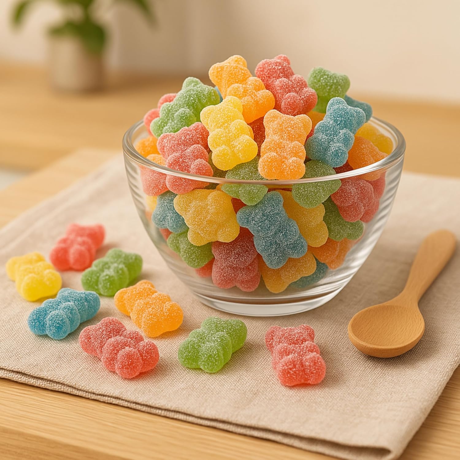 Fizzy Gummy Bears – 500g Bag