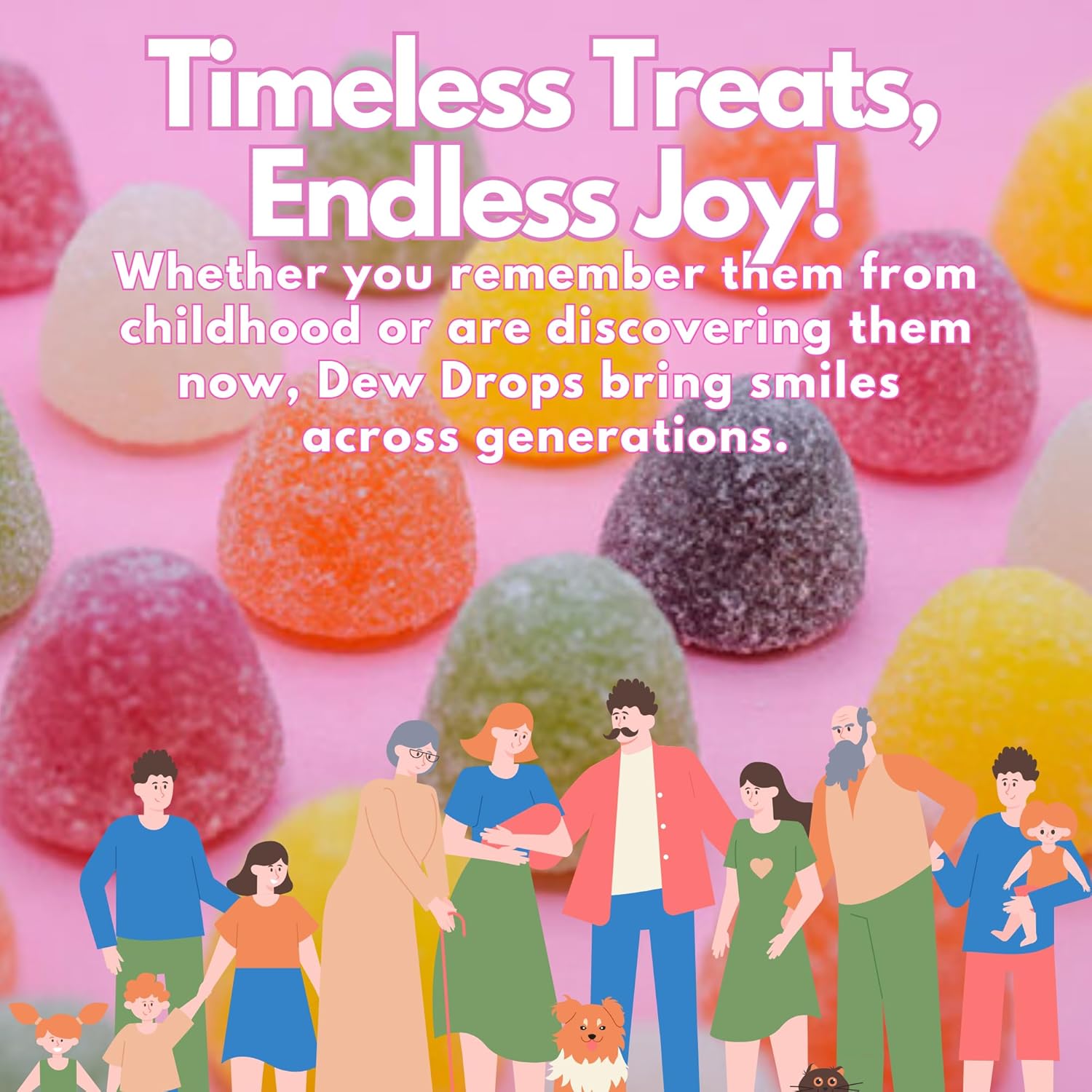 Classic Kingsway American Hard Gums Chewy