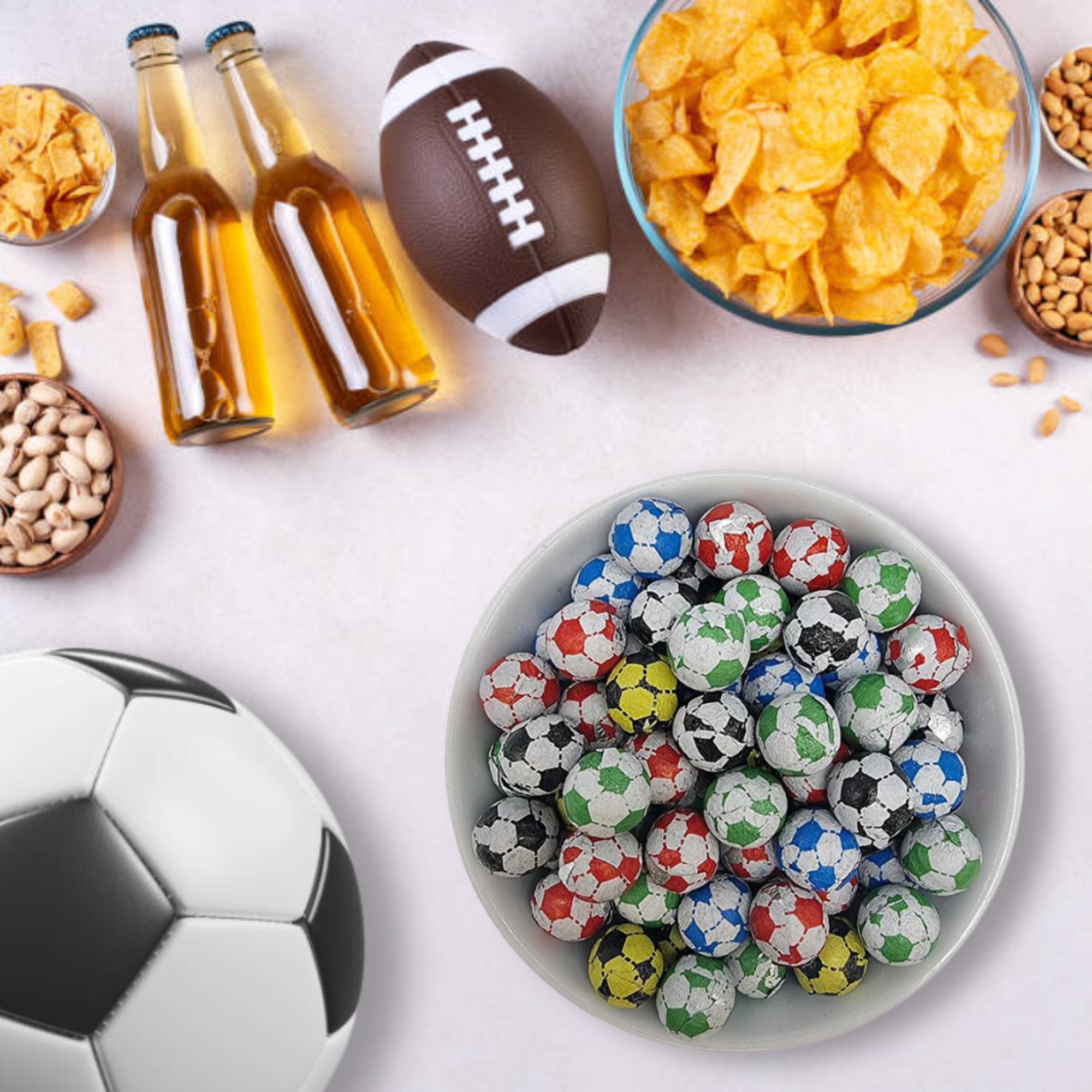 Chocolate Footballs Creamy Milk Chocolate