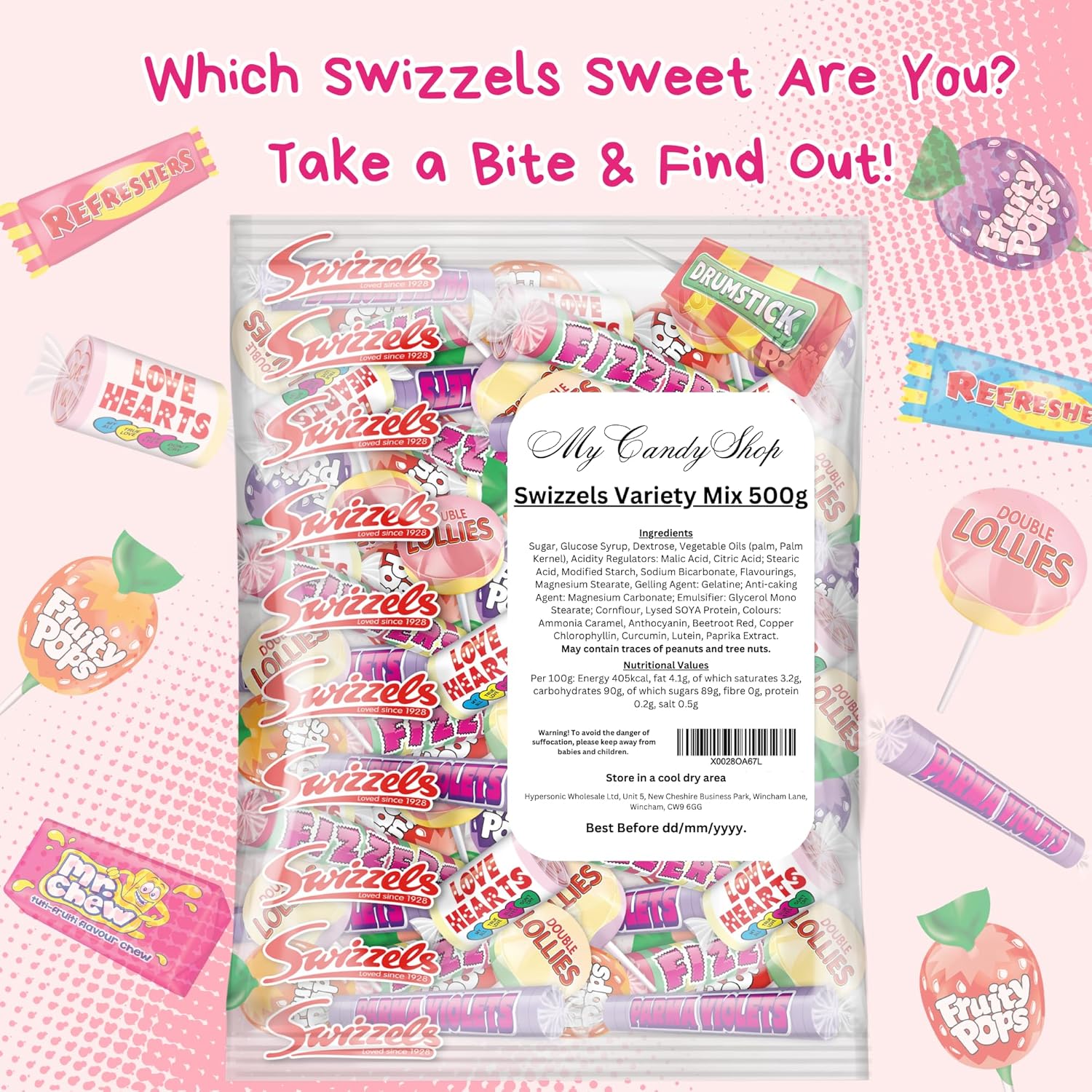 Swizzles Sweets Variety Mix – Vegan & Halal Retro Treats