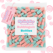 Fizzy Bubblegum Bottles – Chewy Gummy Sweets