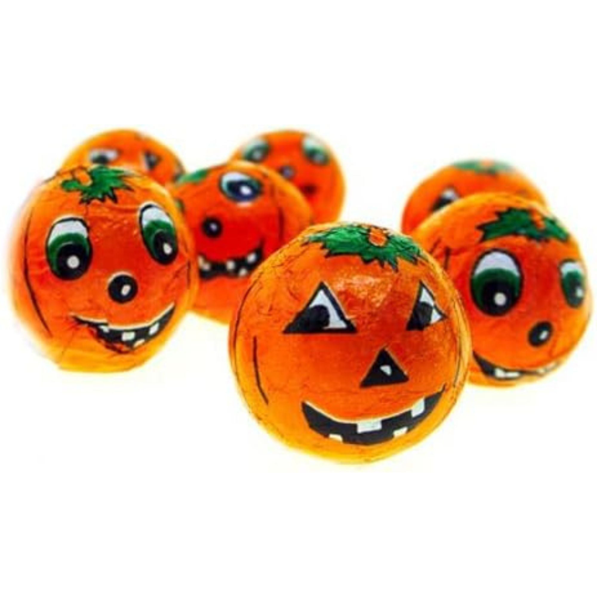 Milk Chocolate Pumpkin Foil Balls – 1kg Bag