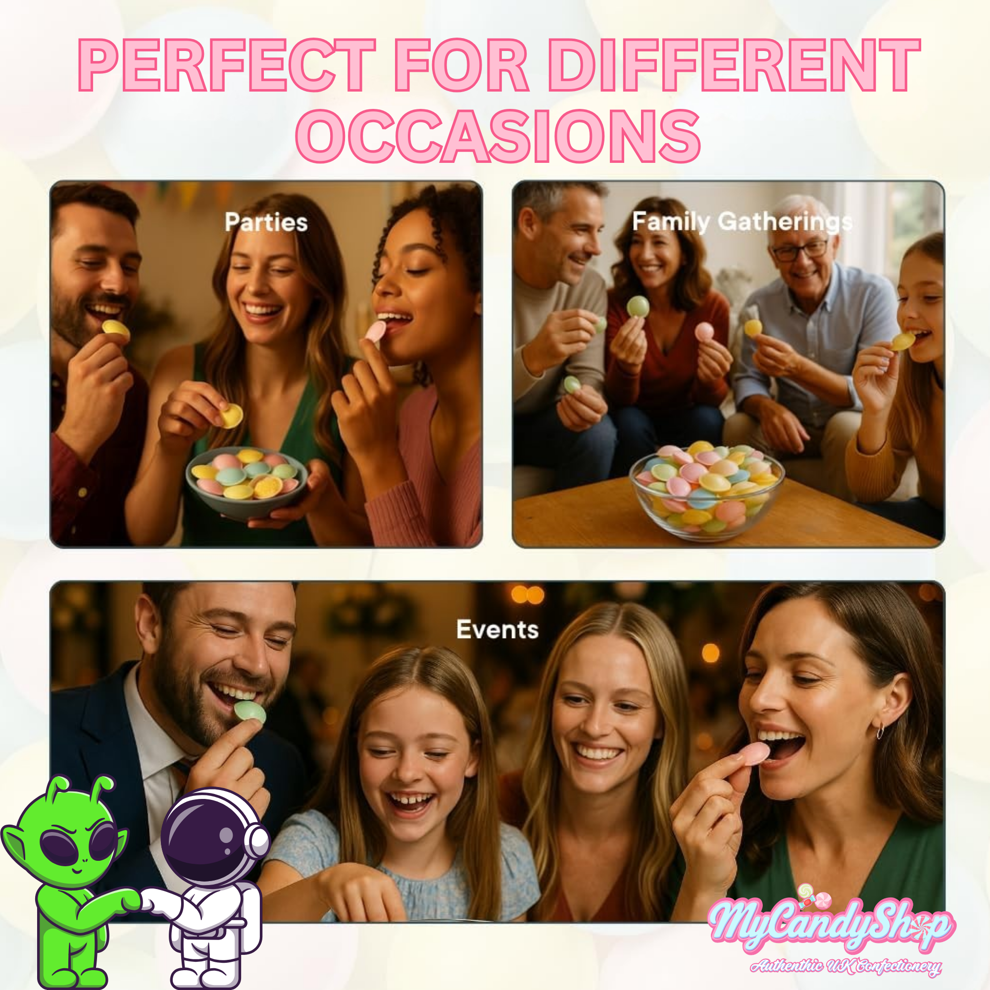 Flying Saucer Sherbet Sweets Classic Retro Treats