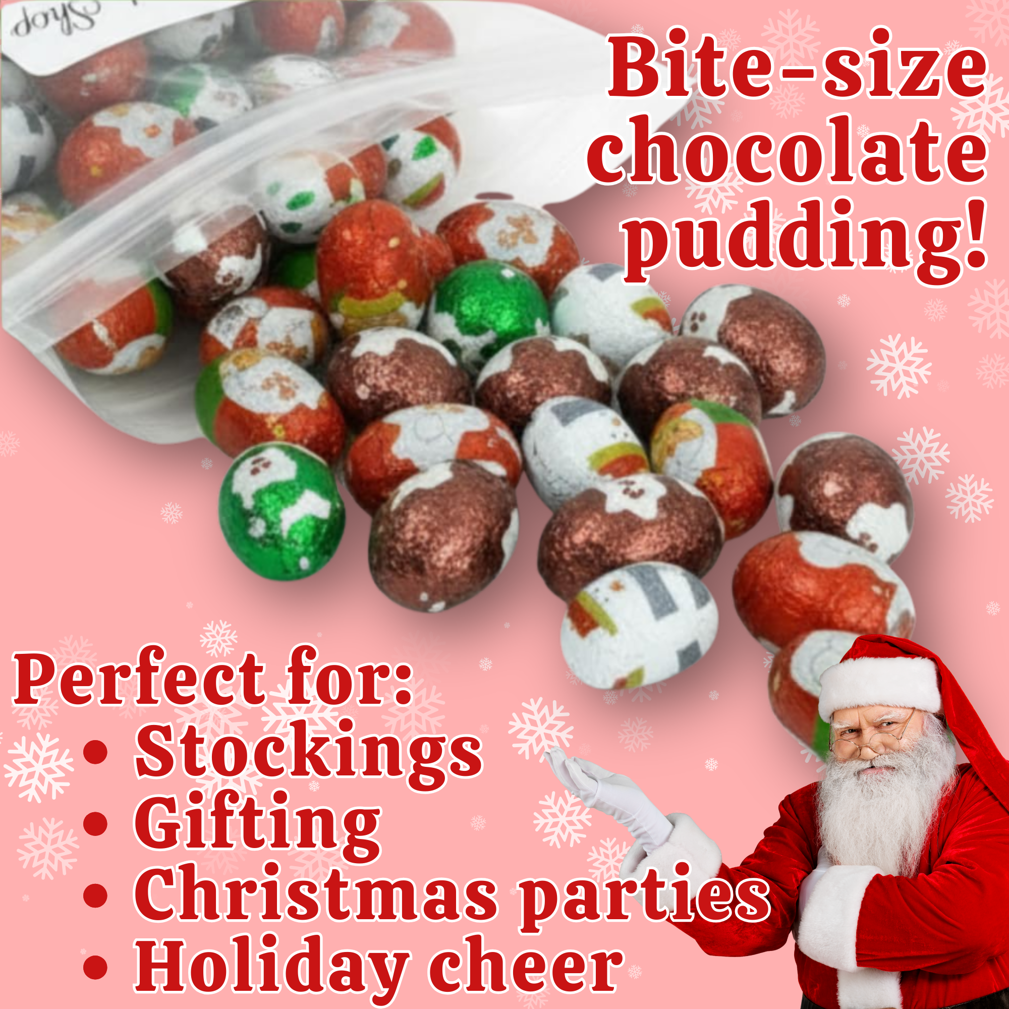 CLEARANCE Christmas Foil Mix Chocolates – Festive Assortment