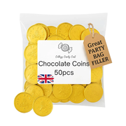 Chocolate Coins 50pcs Bag Gold Foil Milk Treats