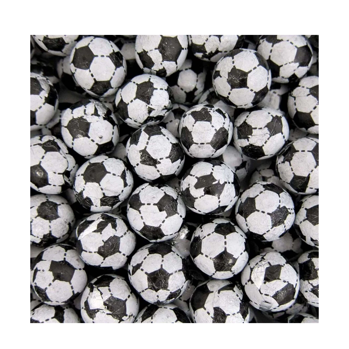 Chocolate Footballs Black & White Sweets