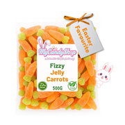 Fizzy Jelly Carrots – Vegan Tangy Orange Sweets