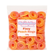 Fizzy Peach Rings – Halal Chewy Sweets