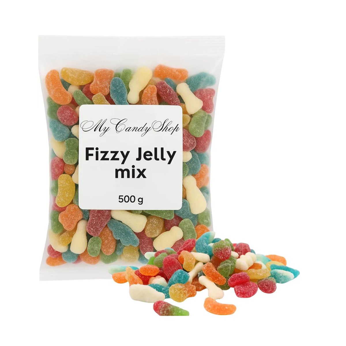 Fizzy Sour Coated Jelly Mix Fun Shapes