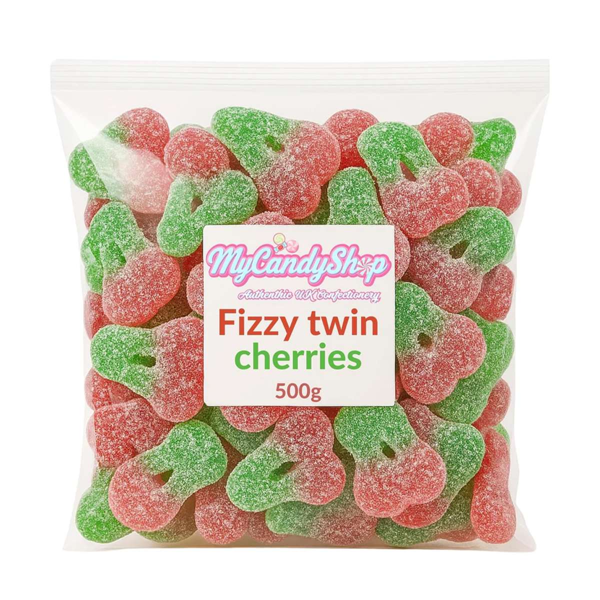 Fizzy Twin Cherry Gummies – Tangy Sour Treats