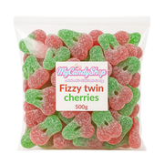 Fizzy Twin Cherry Gummies – Tangy Sour Treats