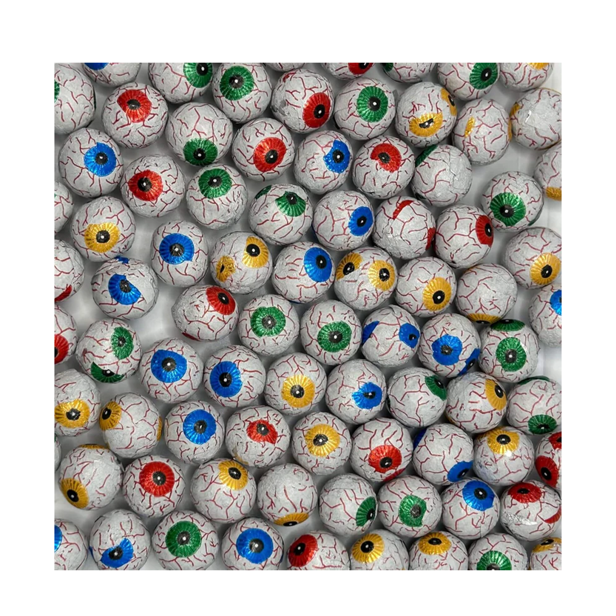 Halloween Chocolate Eyeballs Milk Chocolate Foils