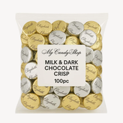 Milk Dark Mint Honeycomb Chocolate Crisps