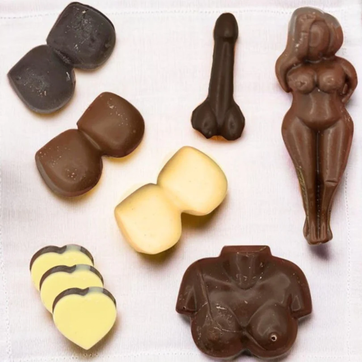 Naughty Adult Novelty Belgian Chocolates