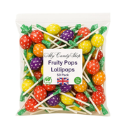 Swizzles Fruity Pops – 50 Vegan Lollipops