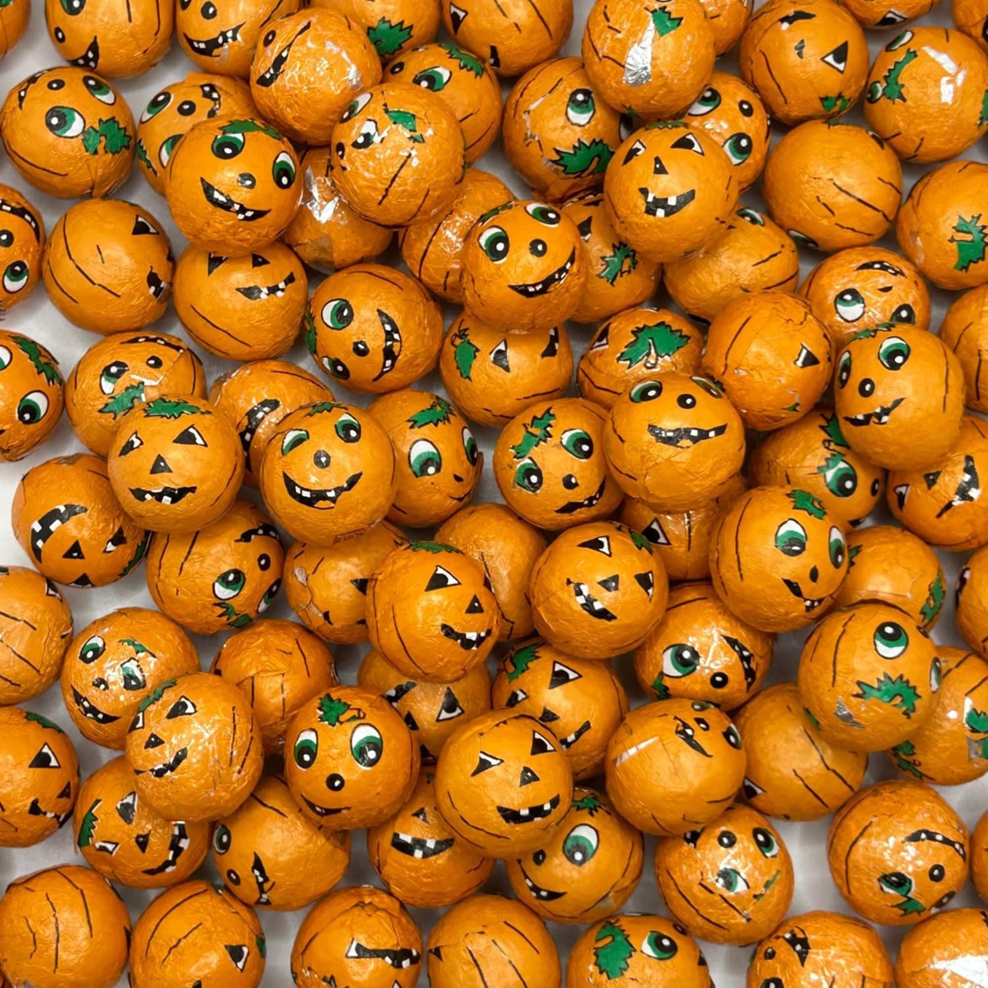 Halloween Chocolate Pumpkin Balls – 500g Bag