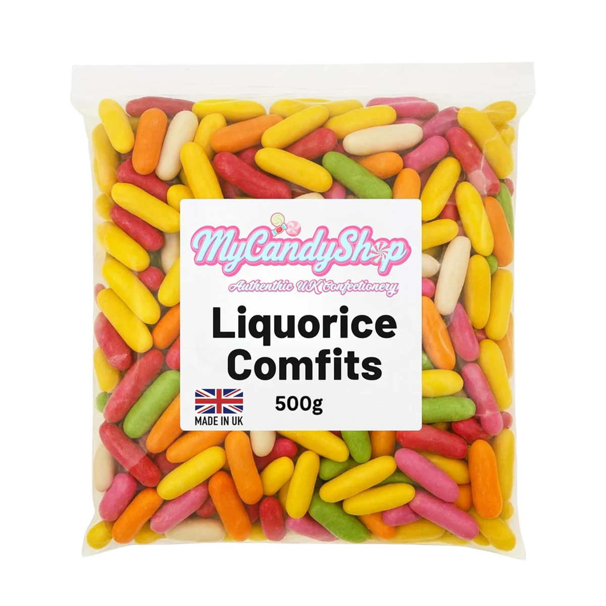 Taverners Crunchy Chewy Liquorice Comfits
